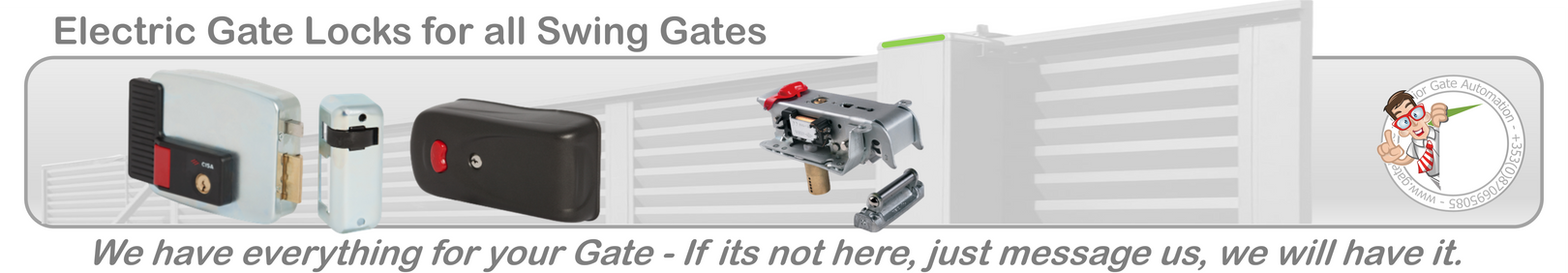 Electric Gate Locks for all Swing Gates