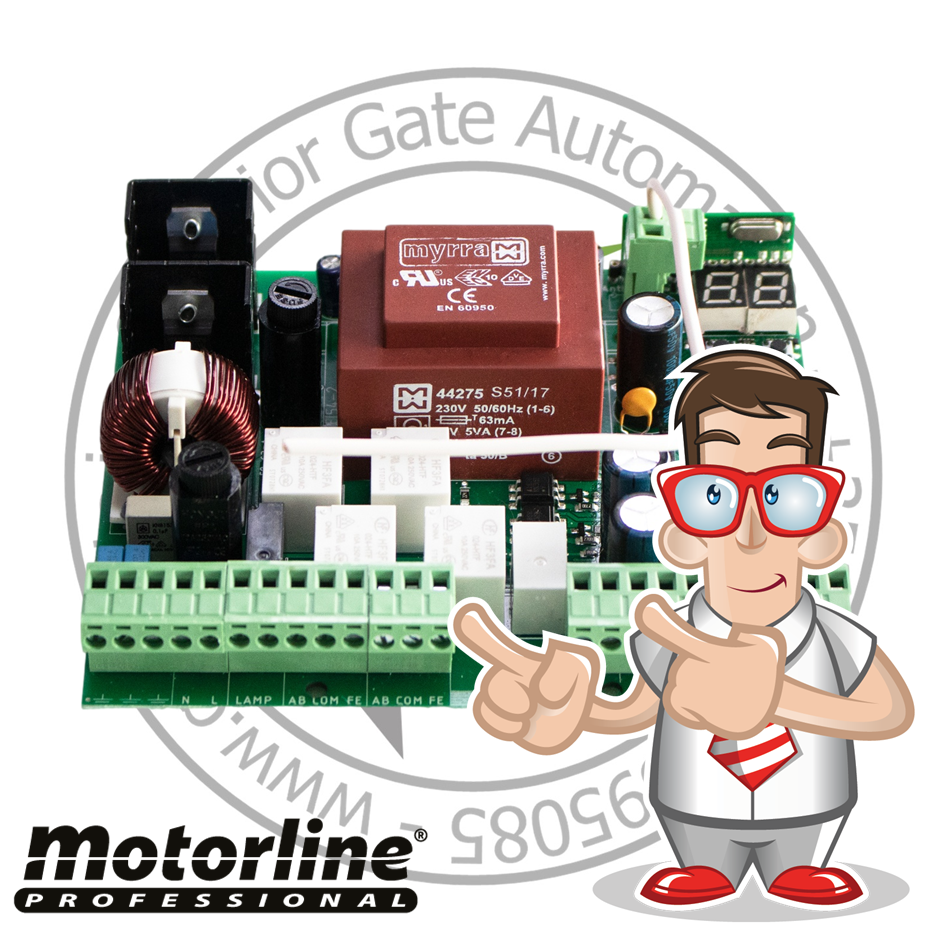 Motorline MC52 230v Control Panel