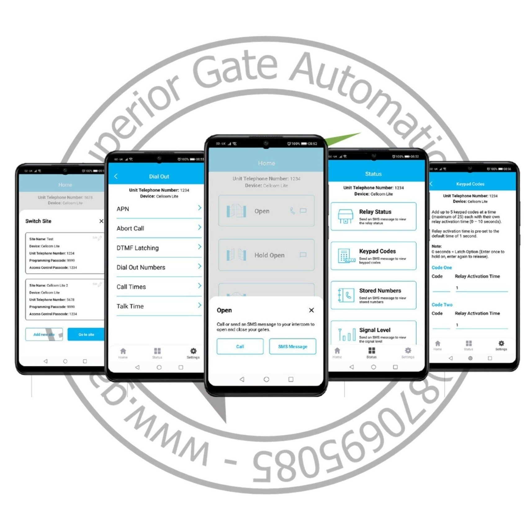 AES Cellcom Lite GSM Intercom GSM Intercom With Keypad AES