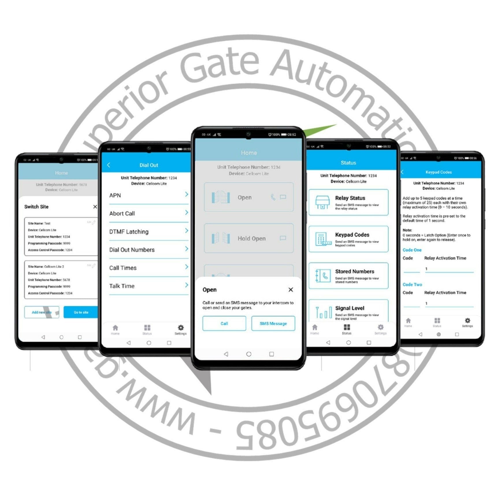AES Cellcom Lite GSM Intercom GSM Intercom With Keypad AES