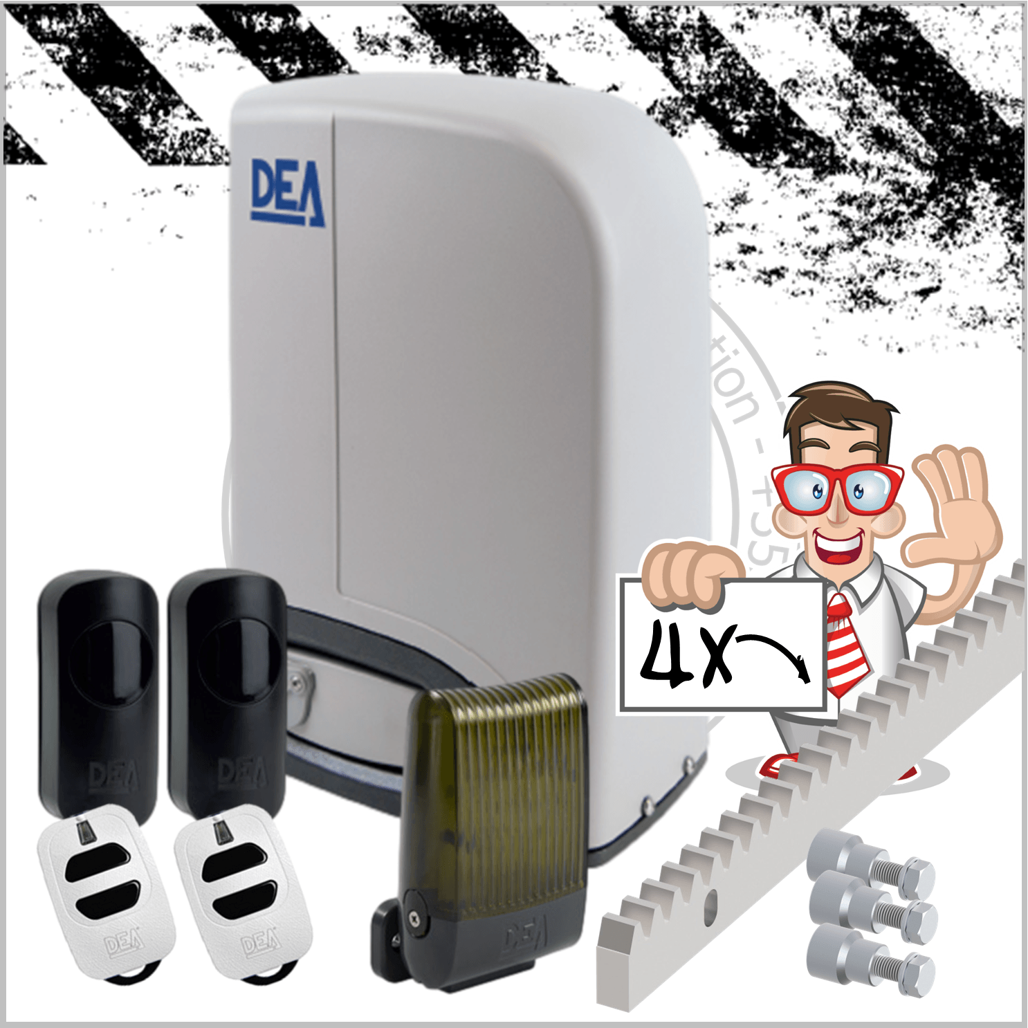 DEA LIVI sliding gate Kit Sliding gate Motor DEA