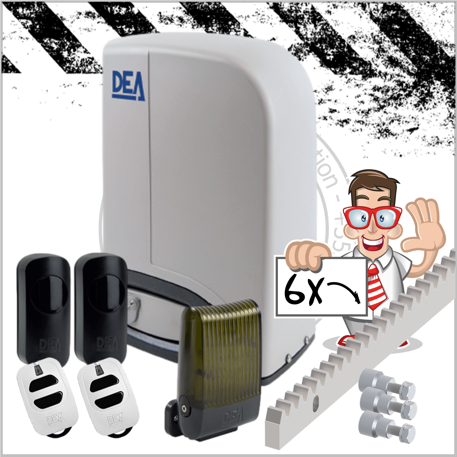 DEA LIVI sliding gate Kit Sliding gate Motor DEA