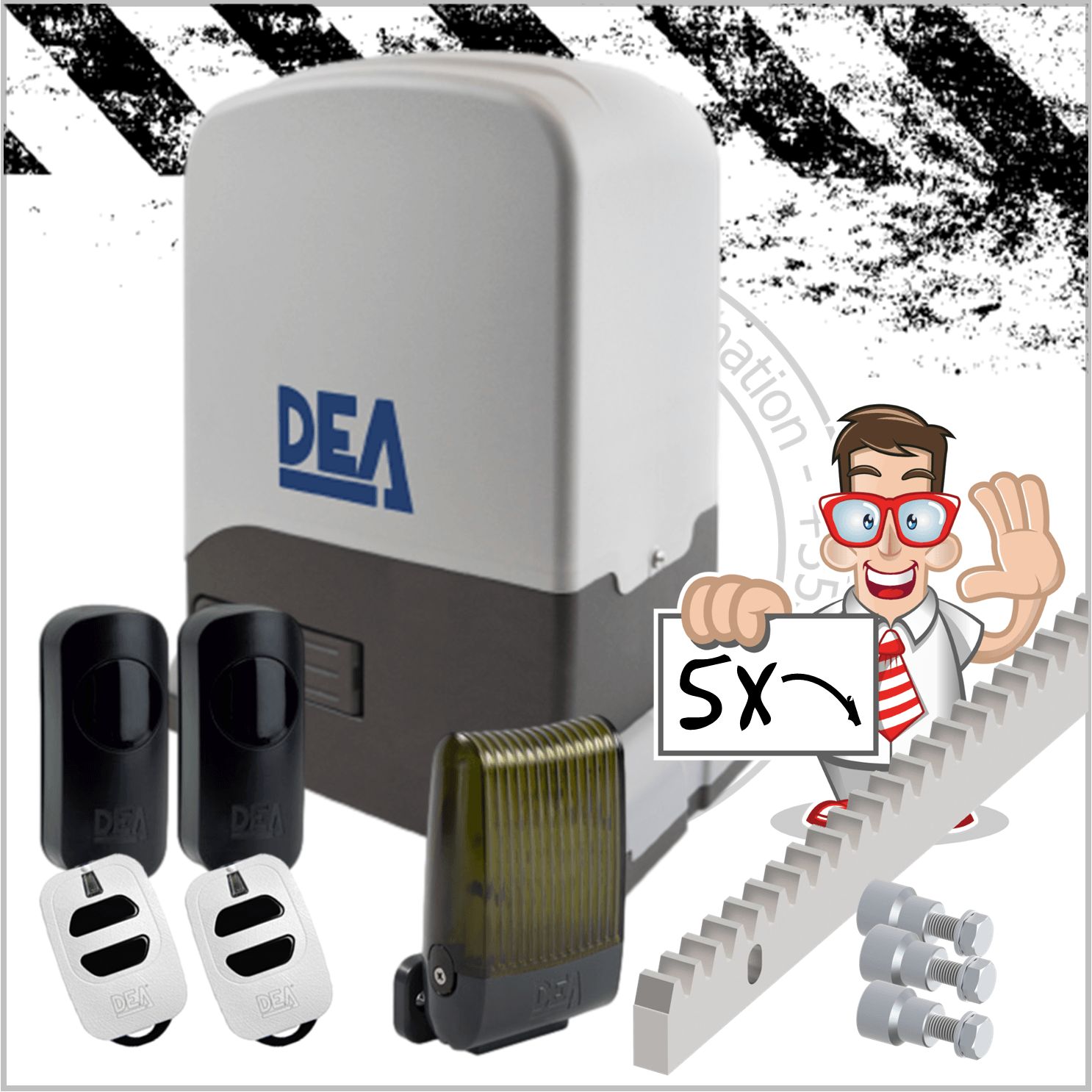DEA REV sliding gate Kit Sliding gate Motor DEA