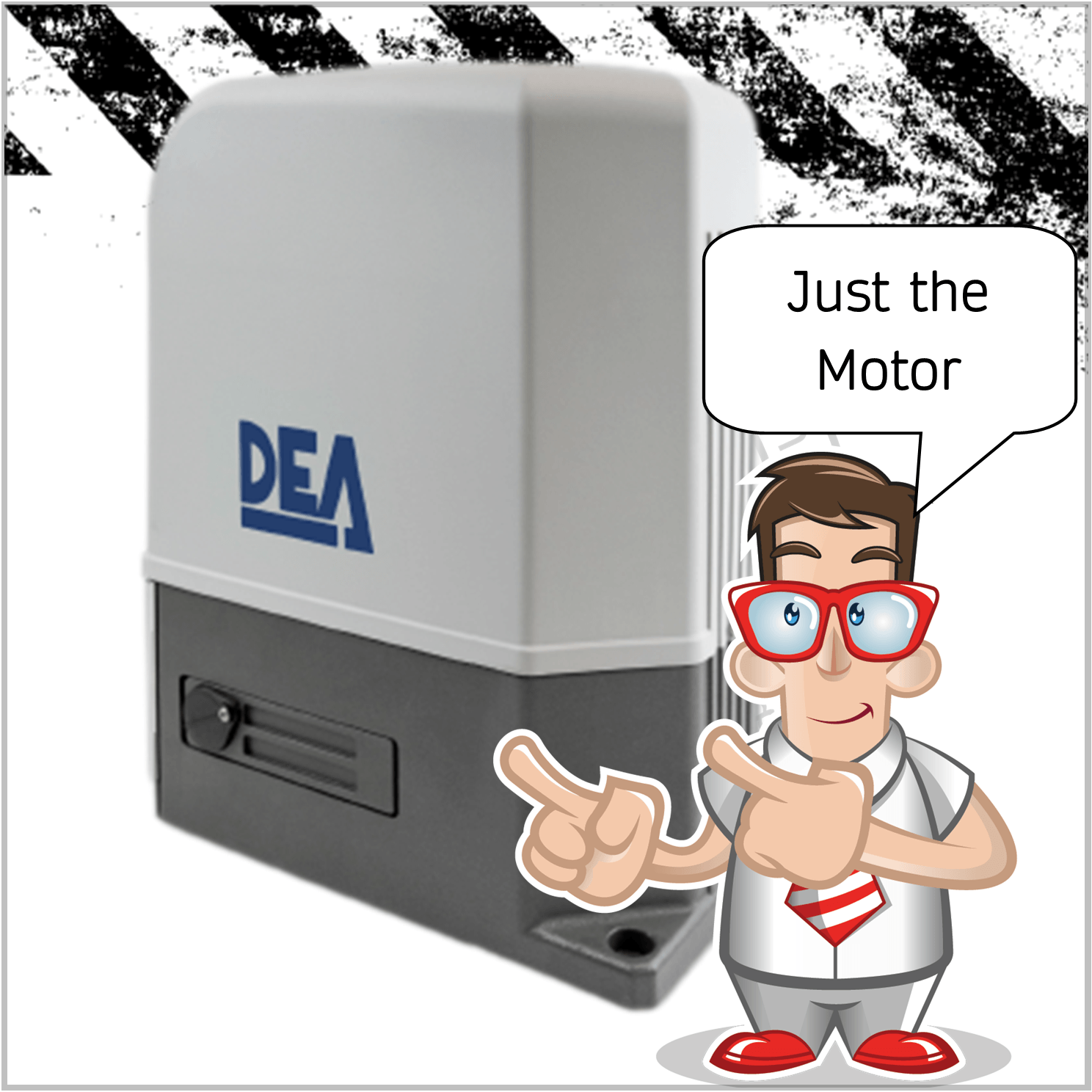 DEA GULLIVER Industrial sliding operator Sliding gate Motor DEA 230v Motor Only