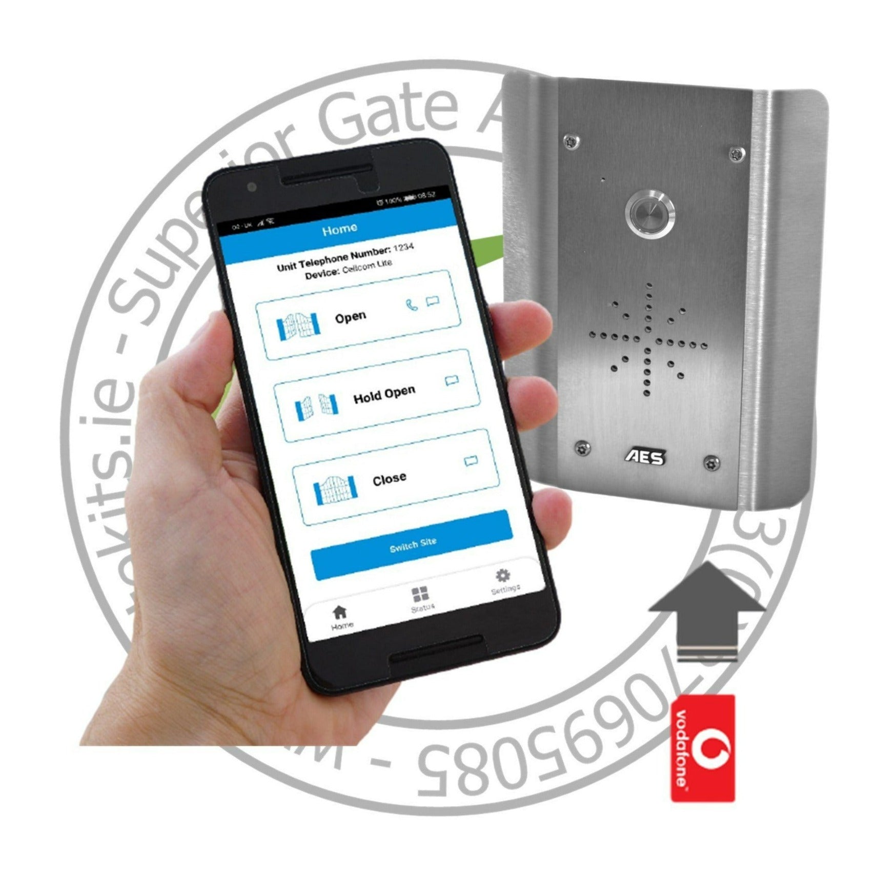 AES CELLCOM PRIME GSM Intercom GSM Intercom With Keypad AES