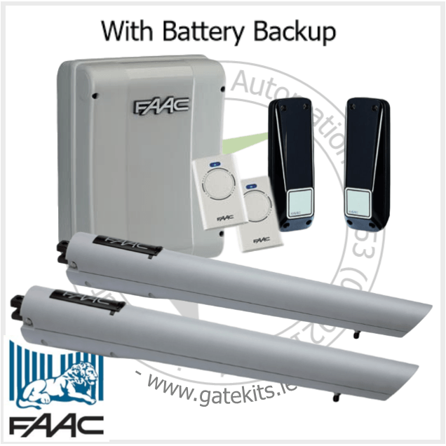 Faac s418 kit-105998-104301 Mechanical Ram Kit Faac With Battery Backup