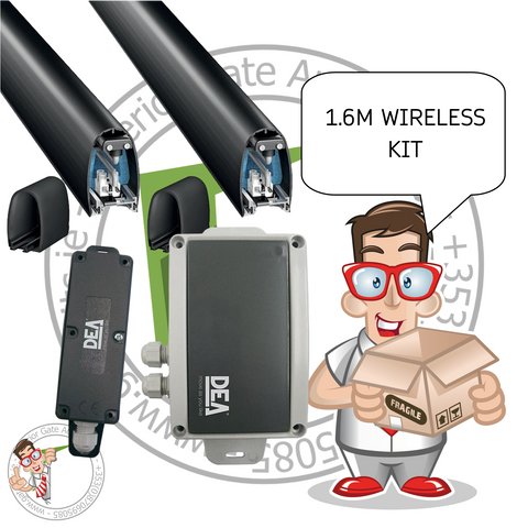 2 RESISTIVE SAFETY EDGE WIRELESS 1.6M KIT