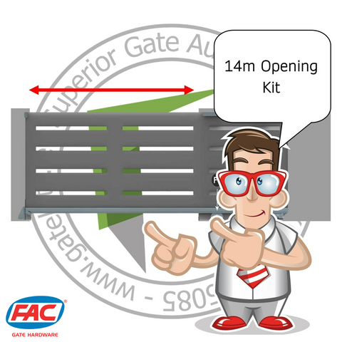 Cantilever kit 1200 kg MAX 14 mt opening