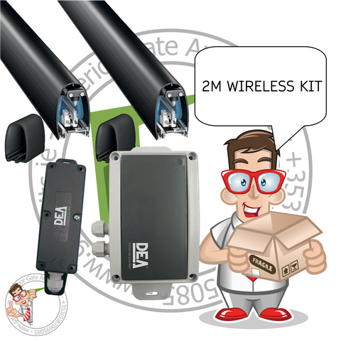 2 RESISTIVE SAFETY EDGE WIRELESS 2M KIT