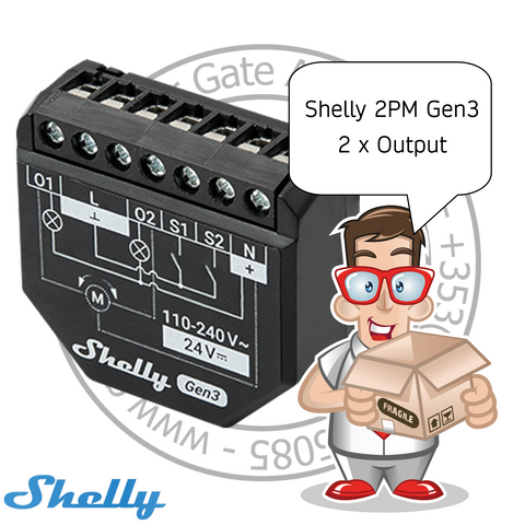 Shelly 2PM Gen3 Shutter Switch