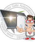 Solar power kit for gates