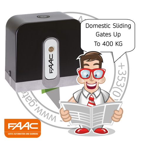 FAAC C720/C721 24V SLIDING GATE KIT