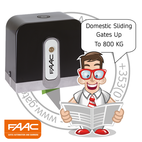 FAAC C720/C721 24V SLIDING GATE KIT