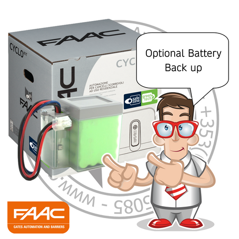 FAAC C720/C721 24V SLIDING GATE KIT