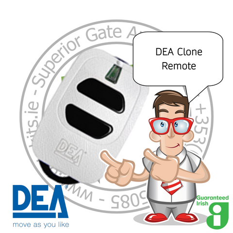 DEA GTI2M Cloning 433MHz Remote 672603