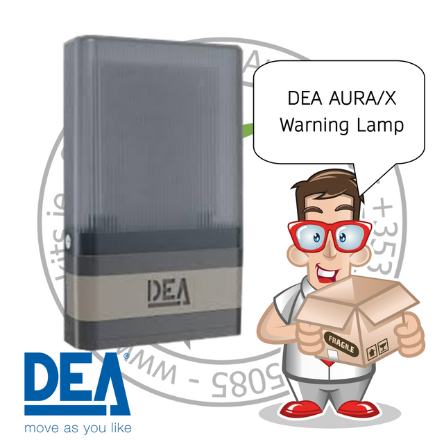 DEA AURA/X 230V/24V LED warning lamp with built-in antenna (661131)