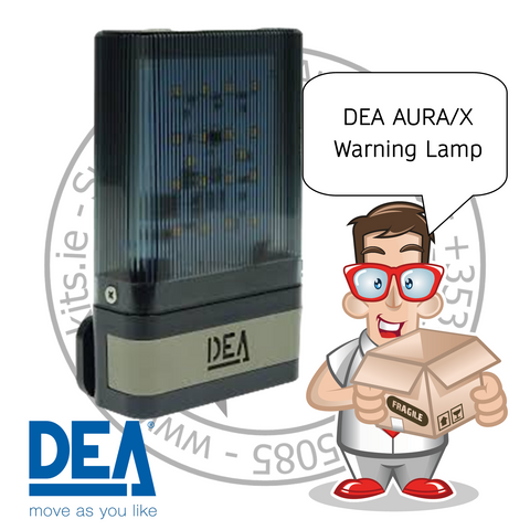 DEA AURA/X 230V/24V LED warning lamp with built-in antenna (661131)
