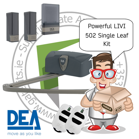 DEA LIVI 502/NET Articulated Arm Kit - Single Leaf Kit
