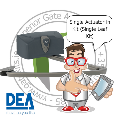 DEA LIVI 502/NET Articulated Arm Kit - Single Leaf Kit