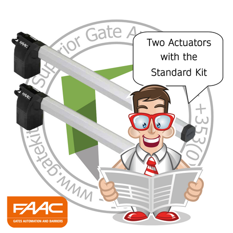 Faac 412 Eco Kit 10563293 - For Entrances up to 1.8m (12ft)