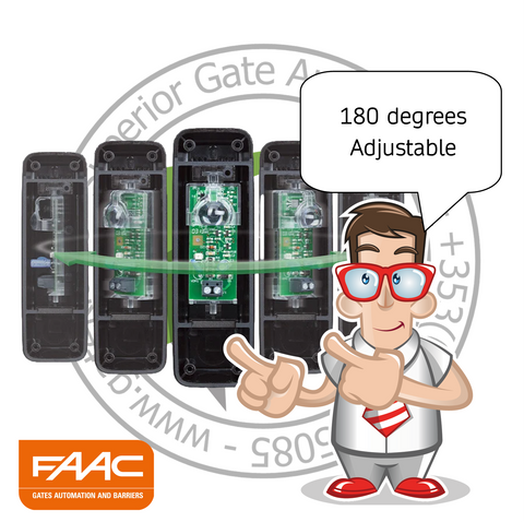 Faac Photo Eye FAAC XP 20 D Adjustable photocells – gatekits.ie