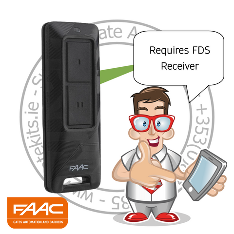 FAAC XT2 FDS 433-868 2 channel transmitter Bi-Directional 787019