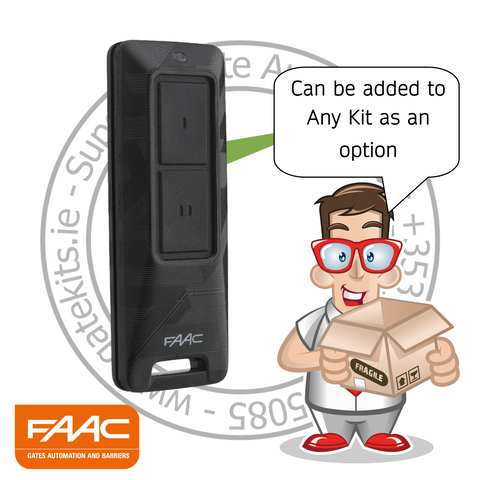 FAAC XT2 FDS 433-868 2 channel transmitter Bi-Directional 787019