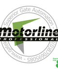 Motorline Professional logo with a green arrow on a white background