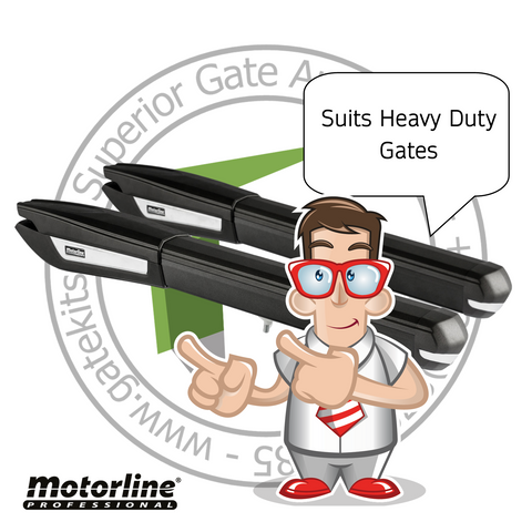 Motorline PERSA Swing Gate Kit - For Entrances up to 6m (18ft)