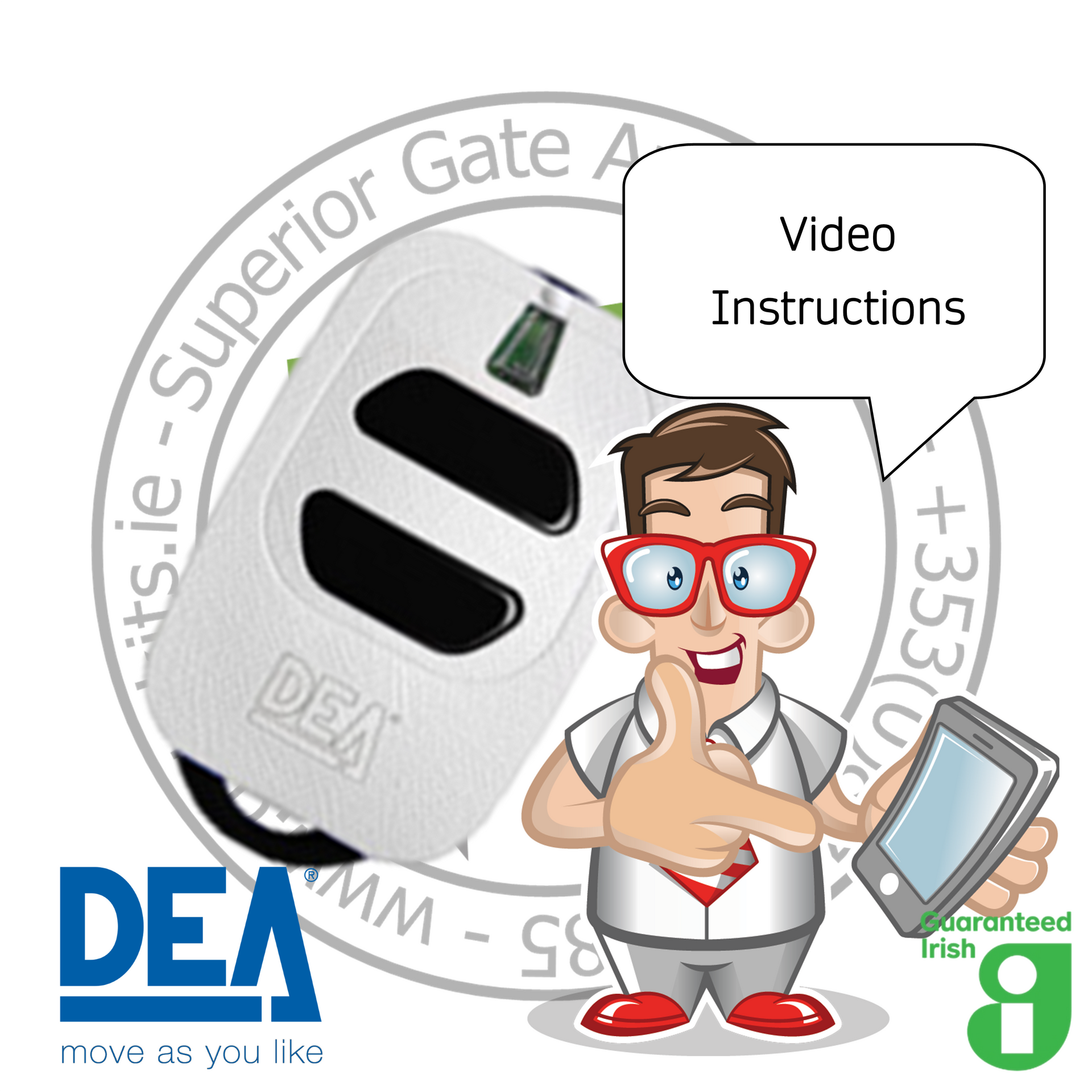 DEA GTI2M Cloning 433MHz Remote 672603