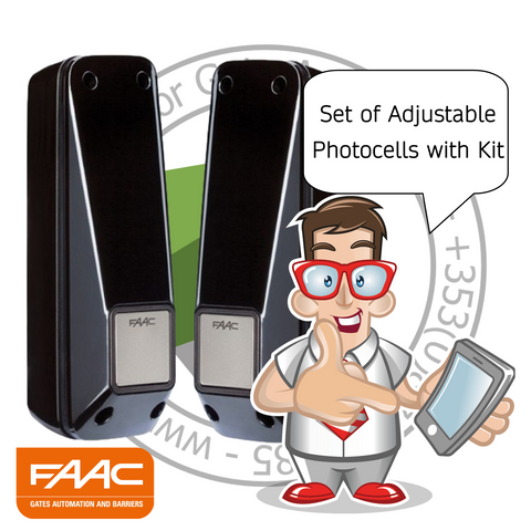 Faac S800 ENC CBAC 100 DEGREES 24V hydraulic underground Kit