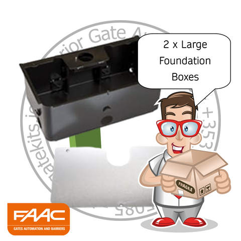 Faac S800 ENC CBAC 100 DEGREES 24V hydraulic underground Kit