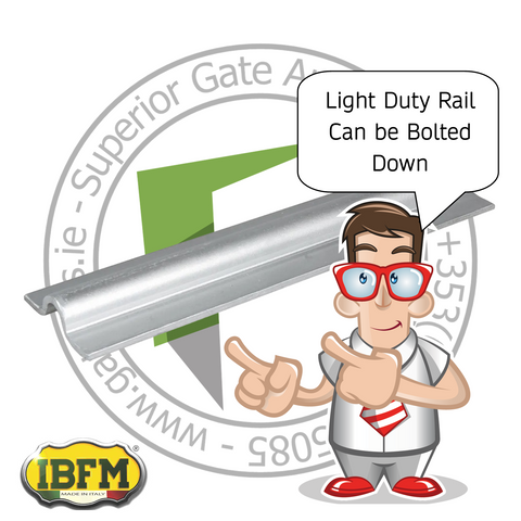 Sliding Gate Track Rail Light Duty