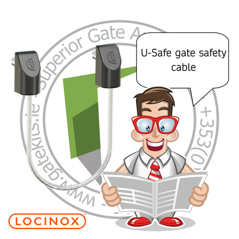 Locinox 300mm Stainless Steel Safety Cable